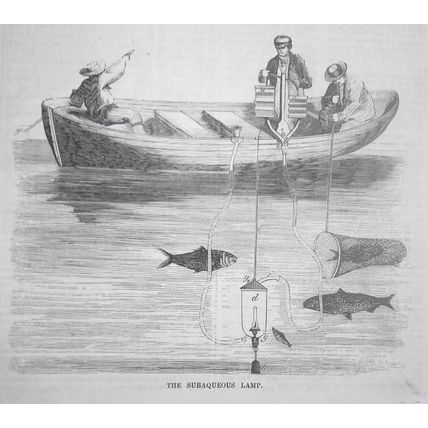 Women of Trebizond + The Subaqueous Lamp - Ballou's Pictorial, May 22, 1857.