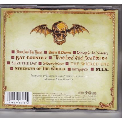 Avenged Sevenfold : City Of Evil. (2005) CD Album