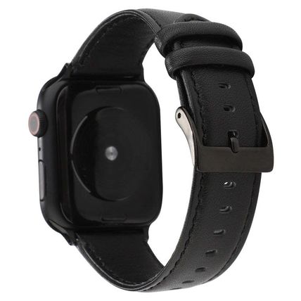 Oil Wax Crazy Horse Texture Genuine Leather Strap, For Apple Watch Series, For A
