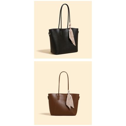 Tote Bags for Women Medium Top Handle Handbags with Scarf Black