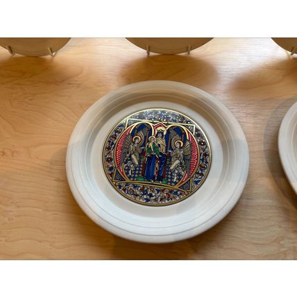 Hornsea Christmas Plates collection x 9 from 1979-1987 full set