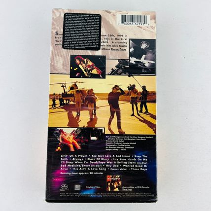 Bon Jovi - Live From London VHS Video Tape