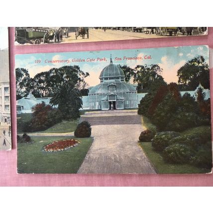 San Francisco, California. Antique Postcards x 5