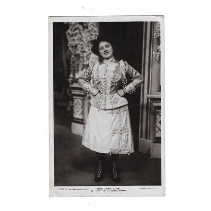 Luna Love, Actress, RP Postcard
