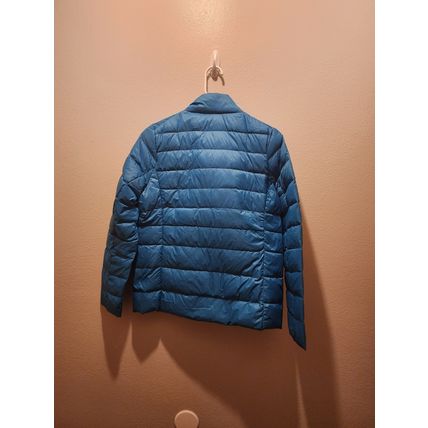 NEW, Women’s Blue Hooded Lightweight Down Jacket (S)
