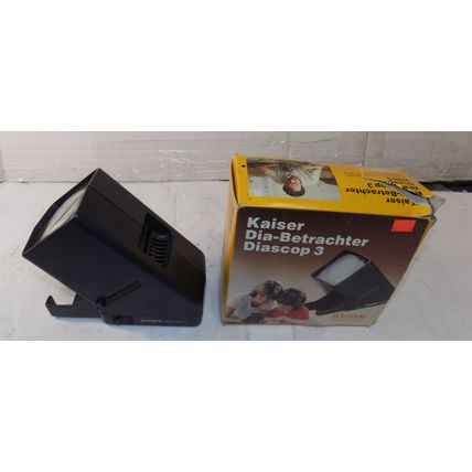 Kaiser Diascop 3 Vintage Photo Slide Viewer Picture Slide Light Box Works
