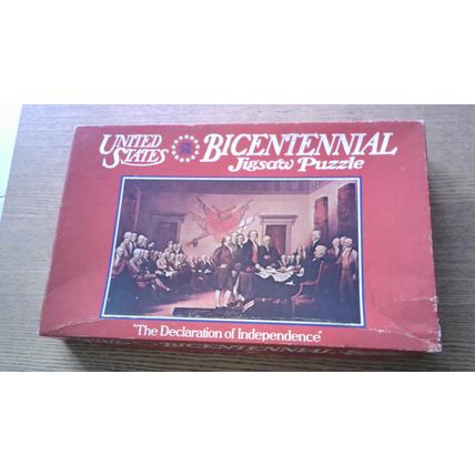 UNITED STATES BICENTENNIAL (1776-1976) Jigsaw Puzzle (300+ Pieces) VINTAGE 1974