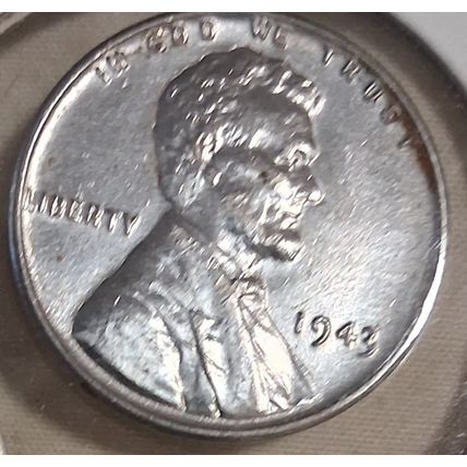 3 1943 P Mint UNCIRCULATED BU Philidelphia Coins Lot of War Cents