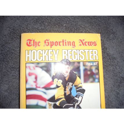 1986-87 Edition! Sporting News MLH Official HOCKEY Registry! $12.00 Shipped!