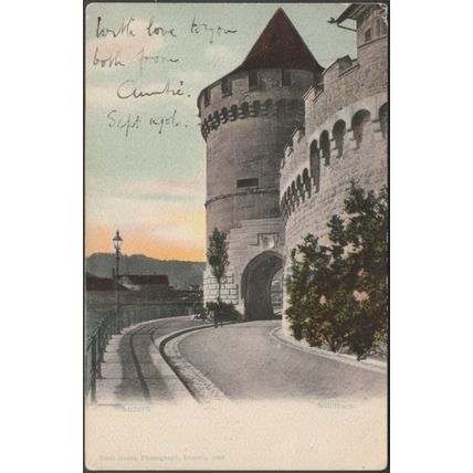 Nöllithurm, Luzern, 1906 - Emil Goetz AK