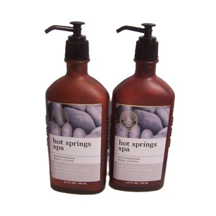 Bath & Body Works Aromatherapy Hot Springs Spa Body Lotion x2 - Eucalyptus Lemon