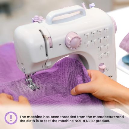 Sewing Machine for Beginners, Mini Sewing Machine with 12 Built-In Stitches, Kid