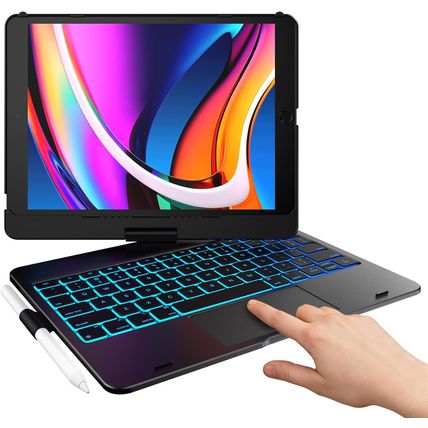 Typecase Touch for Ipad 9Th Generation Case with Keyboard (10.2", 2021),Multi-To