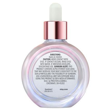 Olay Super Serum - Vitamin C & E, Niacinamide, Collagen Peptide, AHA - Glass Ski