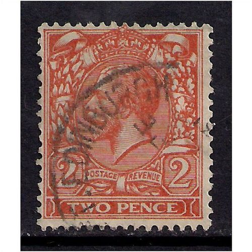 GB 1924 KGV 2d Orange Die 2 Wmk 111 SG 421 (E296