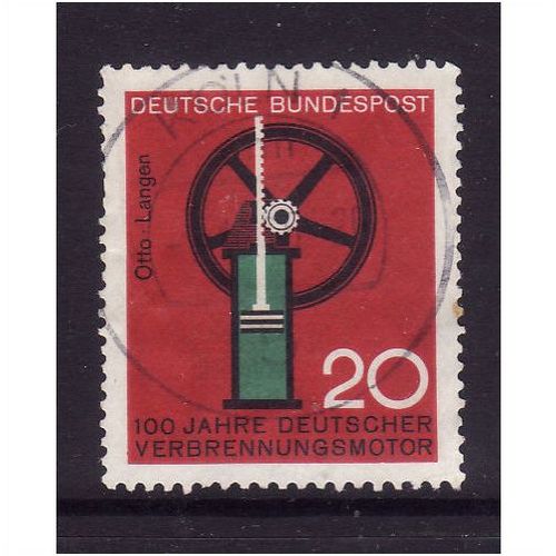 GERMANY 1964 20pf GAS ENGINE SG 1347 FINE USED#1