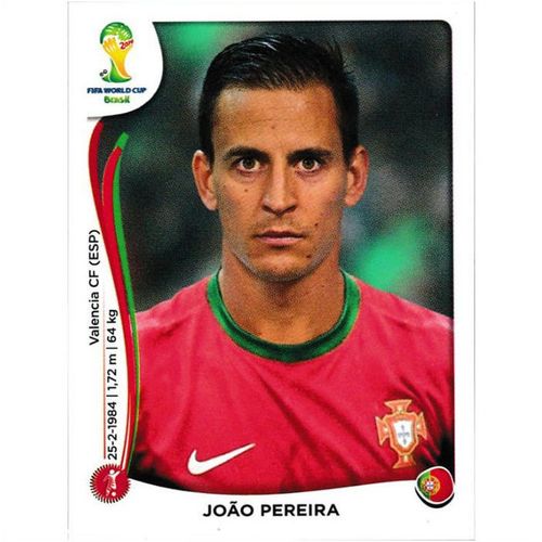 2014 Panini World Cup Soccer Stickers - #512 - João Pereira