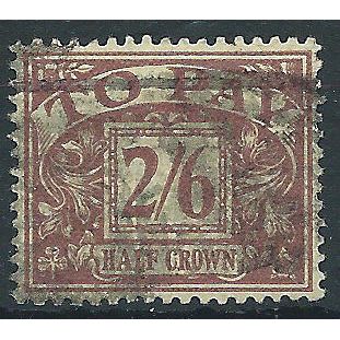 1924 D18 2/6d Purple/Yellow Postage Due Good Used