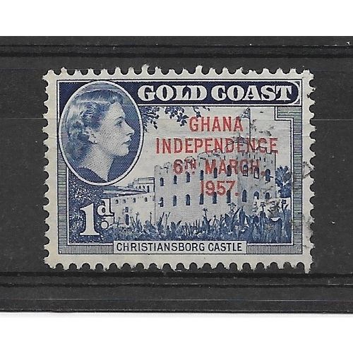 Ghana.SG171 1d Christiansborg Castle.Fine Used.Nov18