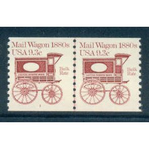 1903 9.3c Mail Wagon Very Fine MNH Dry Gum CNP Left 1 W0142
