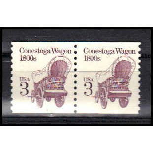 2252 3c Conestoga Wagon Very Fine MNH Dry Gum CNP Left 1 PA0900