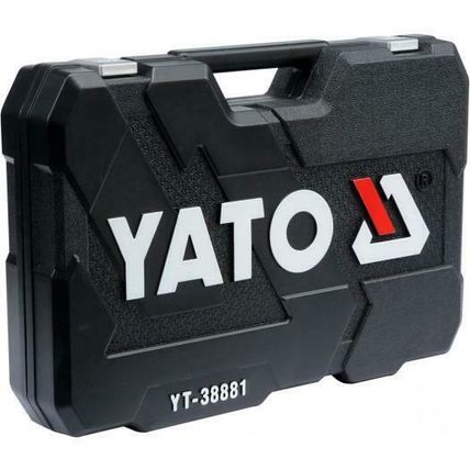 Yato professional ratchet socket set 1/2", 1/4", 3/8" 129 Pcs (YT-3888)