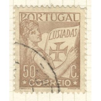 Portugal 1931 - 50c yellowish brown/orange brown - Camoens Poem "Lusiad" - used