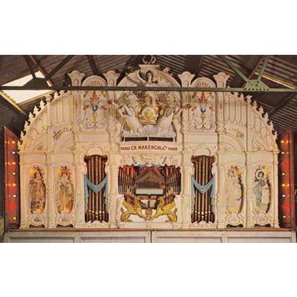 Marenghi Antique Organ at Fakenham Norfolk Thursford Farm Exhibit 1970s Postcard