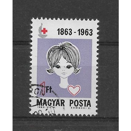 Hungary.SG1929 1fo Girl and "heart".Fine Used.Sept22