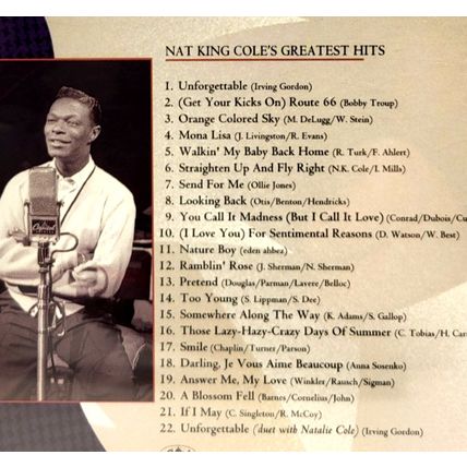 The Greatest Hits Nat King Cole 1994 Music CD (Z29FC)