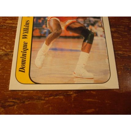1986/87, Fleer Sticker Insert, DOMINIQUE WILKINS, HOF, Hawks #11