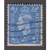 GB 1940 2.5d blue inverted watermark SG 489wi