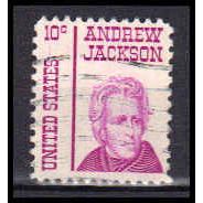 Used 1286 10c Andrew Jackson Very Fine KA6102