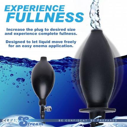 CleanStream Inflatable Enema Plug Clean Stream Douche Bag Anal Ass Butt Play New