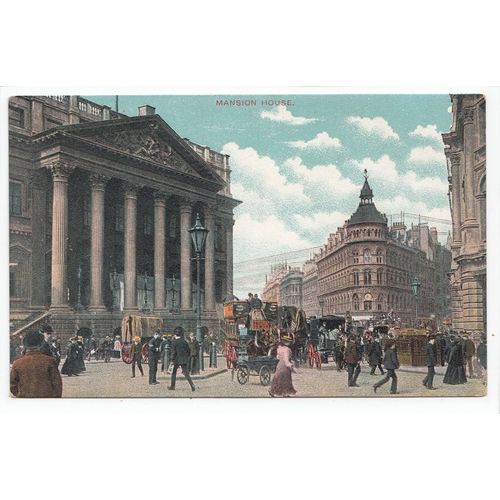 The Mansion House London Postcard L20