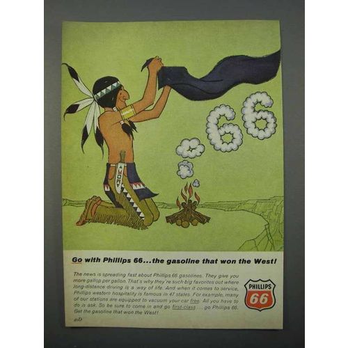 1966 Phillips 66 Gasoline Ad - Won The West