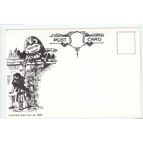 Writer Lewis Carroll 150th Anniversary Postcard Limited Edition