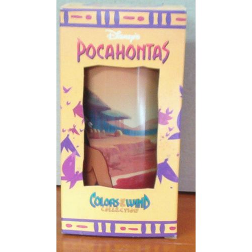 POCAHONTAS 'Colors of the Wind ' BURGER KING glass 'POWHATAN (1990's)