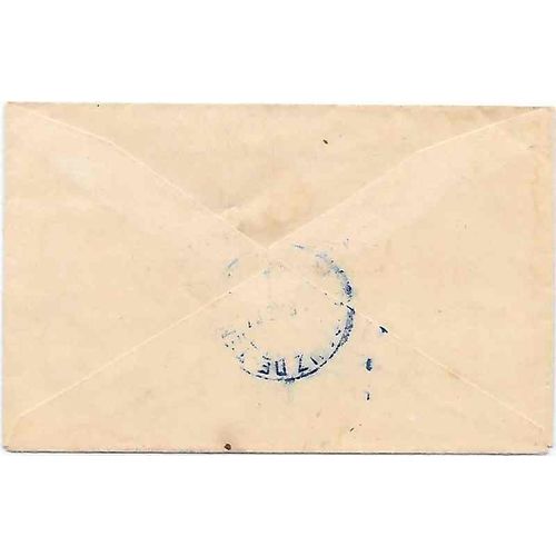 Spain #174 Pair 1872 Gadiz to Lelon Canarias, Spain