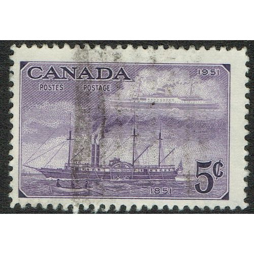 Canada 1951 Stamp Centenary 5c Violet SG437 GU