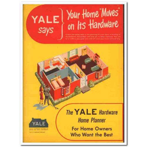Yale Towne Mfg Company 1951 Vintage Catalog Hardware Home Door Locks