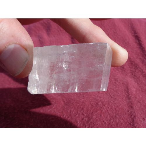 T Optical Calcite Raw Iceland Spar Crystal Meditation Spiritual Energy Work