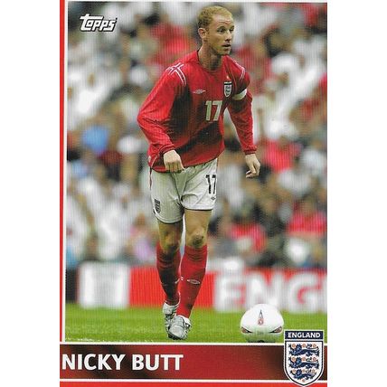 Topps ENGLAND 2005 Trading Card: Team England - 41, Butt (Nicky)