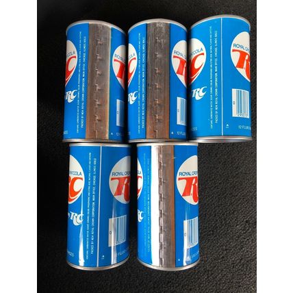 RC Cola 1977 Baseball Player Can Lot Of 5 Parker Boone Perez Garland Messersmith