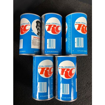 RC Cola 1977 Baseball Player Can Lot Of 5 Parker Boone Perez Garland Messersmith