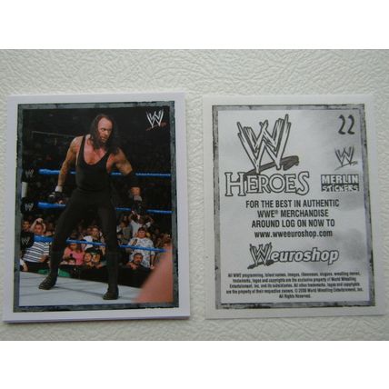 Topps - Merlin 2008 WWE Heroes Wresting Stickers 1-216 & P1-P15 Variants (EB2)