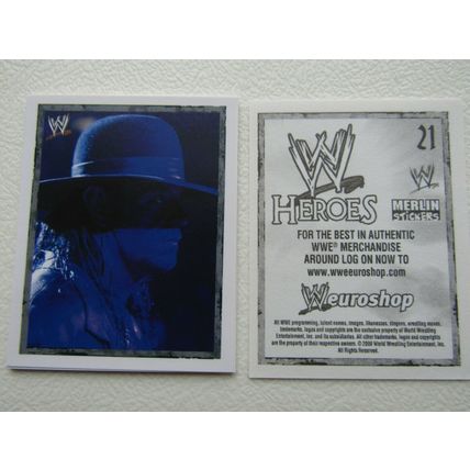 Topps - Merlin 2008 WWE Heroes Wresting Stickers 1-216 & P1-P15 Variants (EB2)