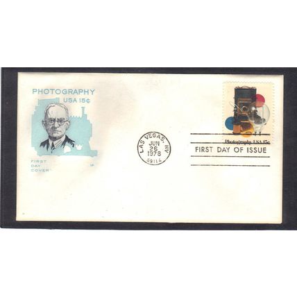 FDC HF 1758 15c Photography (Cachet-U/A) CV41374