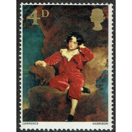 1967 British Paintings 4d Multicoloured 748 UM