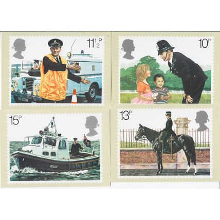 GB 1979 September PHQ M set of 4 Police